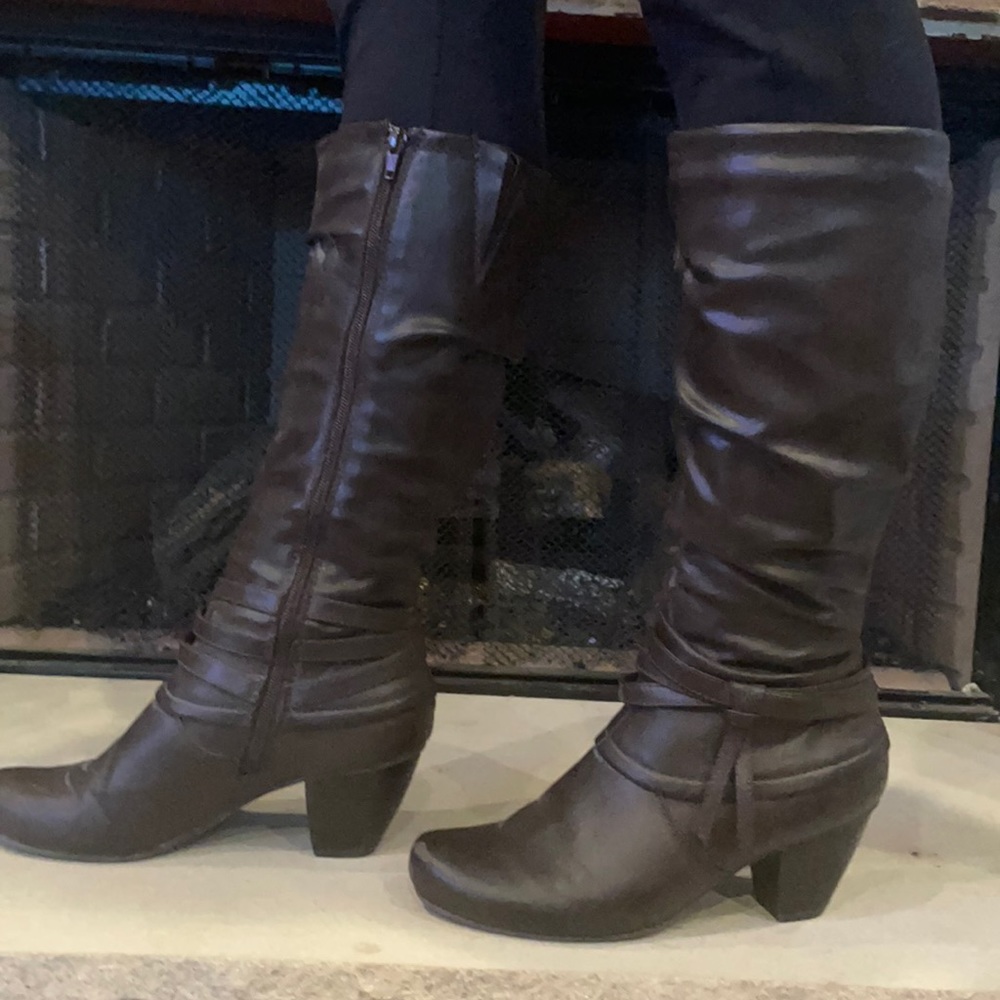 Brown Heel Boots